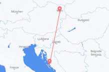 Flights from Zadar to Vienna