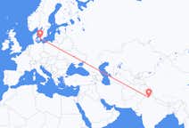 印度出发地 昌迪加尔飞往印度目的地 哥本哈根的航班