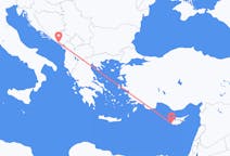 Vluchten van Tivat naar Paphos