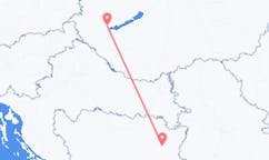 Flüge aus Heviz, Ungarn nach Tuzla, Bosnien und Herzegowina