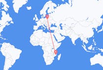 Flyrejser fra Nampula, Mozambique til Warszawa, Polen