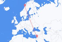 Рейсы из Аммана, Иордания до Му-и-Рана, Норвегия