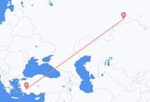 ตั๋วเครื่องบินจากเมืองKurgan, Kurgan Oblastไปยังเมืองเดนิซลี