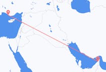 Vluchten van Ras al-Khaimah naar Gazipaşa