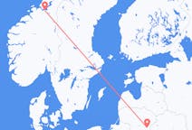 Flights from Vilnius in Lithuania to Trondheim in Norway