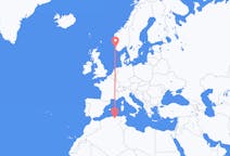 Flyreiser fra Sétif, Algerie til Stavanger, Norge