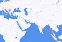 Flyg från Phuket City till Skopje