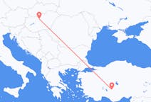 Vluchten van Boedapest naar Konya