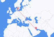 Flyreiser fra Manama, Bahrain til Malmö, Sverige