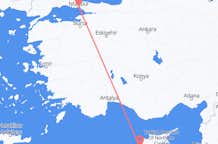 Flyreiser fra Istanbul, til Páfos