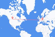 加拿大出发地 梅迪辛哈特飞往加拿大目的地 因斯布鲁克的航班