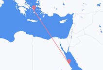 Flyrejser fra Marsa Alam, Egypten til Mykonos, Grækenland