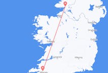 Vols depuis la ville de Comté de Kerry vers la ville de Donegal