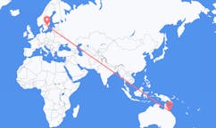 Flights from Townsville, Australia to Linköping, Sweden