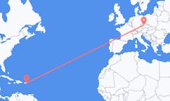 Flyrejser fra Vieques, USA til Prag, Tjekkiet