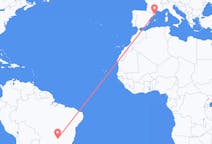 Flyrejser fra Uberlandia, Brasilien til Girona, Spanien