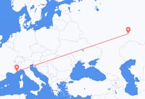 Flüge von Samara, Russland nach Nizza, Frankreich