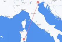 Flyreiser fra Cagliari, til Venezia