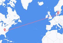 Flyg från Greenville (regionhuvudort), USA till Köpenhamn, Danmark
