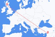 Flights from Aleppo to Glasgow