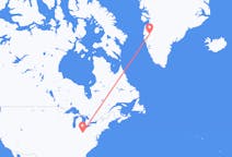 Flyg från Columbus till Kangerlussuaq