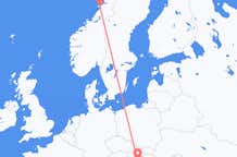 Vluchten van Boedapest, Hongarije naar Rørvik, Sør-Trøndelag, Noorwegen