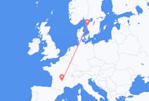 Flights from Aurillac, France to Gothenburg, Sweden
