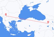 来自科索沃普里什蒂纳目的地 土耳其阿格里·梅尔凯兹的航班
