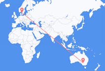 Flyreiser fra Mildura, Australia til Göteborg, Sverige