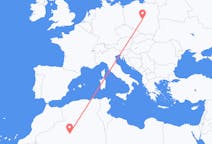 Flyrejser fra Timimoun, Algeriet til Lodz, Polen