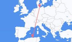 Flyg från Béjaïa, Algeriet till Lübeck, Tyskland