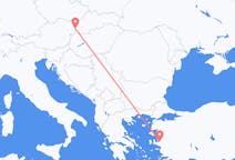 Vluchten van Bratislava, Slowakije naar Izmir, Turkije