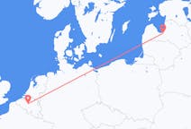 Flyg från Riga, Lettland till Brysselregionen, Belgien