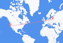 Flyreiser fra San Fransisco, USA til Minsk, Hviterussland