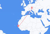 Flyrejser fra Ziguinchor, Senegal til Klagenfurt, Østrig
