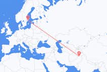 Flüge von Peschawar, Pakistan nach Stockholm, Schweden