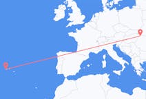 Flights from Horta, Azores, Portugal to Satu Mare, Romania