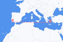 Flights from Faro District to Santorini