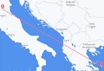 Flüge von Skyros, Griechenland nach Bologna, Italien