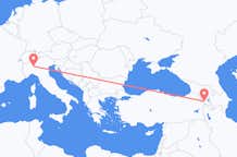 Flyreiser fra Jerevan, til Milano