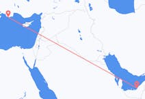Flüge von der Stadt Abu Dhabi in die Stadt Kastelorizo