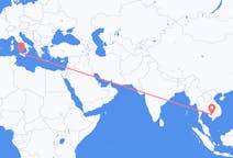Flyrejser fra Phnom Penh til Palermo