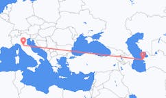 투르크메니스탄 투르크멘바시에서 출발해 이탈리아 피렌체로(으)로 가는 항공편