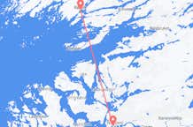 Flyg från Rørvik, Norge till Namsos, Norge