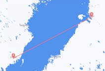 Vluchten van Umeå naar Oulu