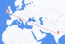 Flyrejser fra Jabalpur, Indien til Kork, Irland