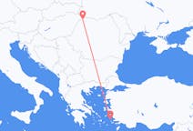 Flights from Leros, Greece to Satu Mare, Romania