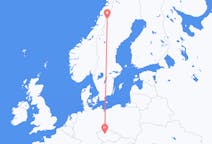 Flüge von Hemavan, Schweden nach Prag, Tschechien