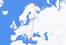Fly fra Murmansk til Chania