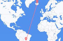 Flyreiser fra Araçatuba, Brasil til Akureyri, Island